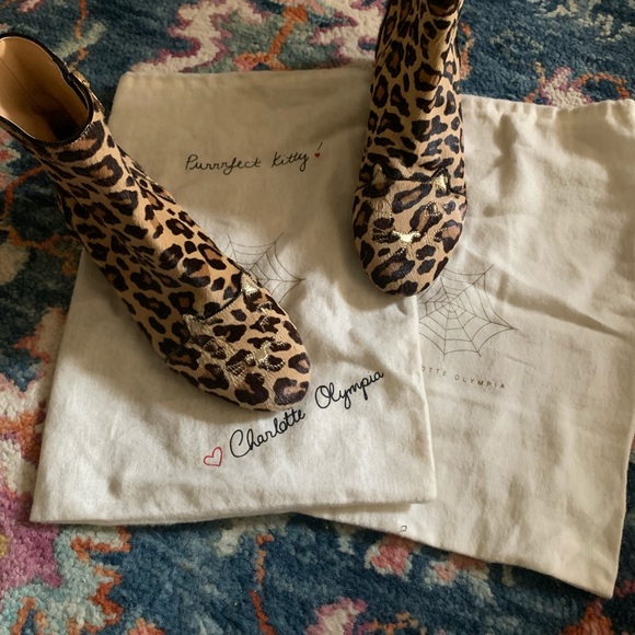 Charlotte Olympia kitty fur Booties - Picture 4 of 12